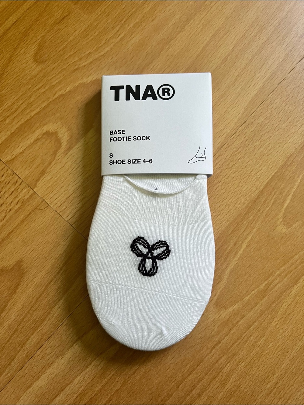 TNA White Base Footie Sock 3 pairs